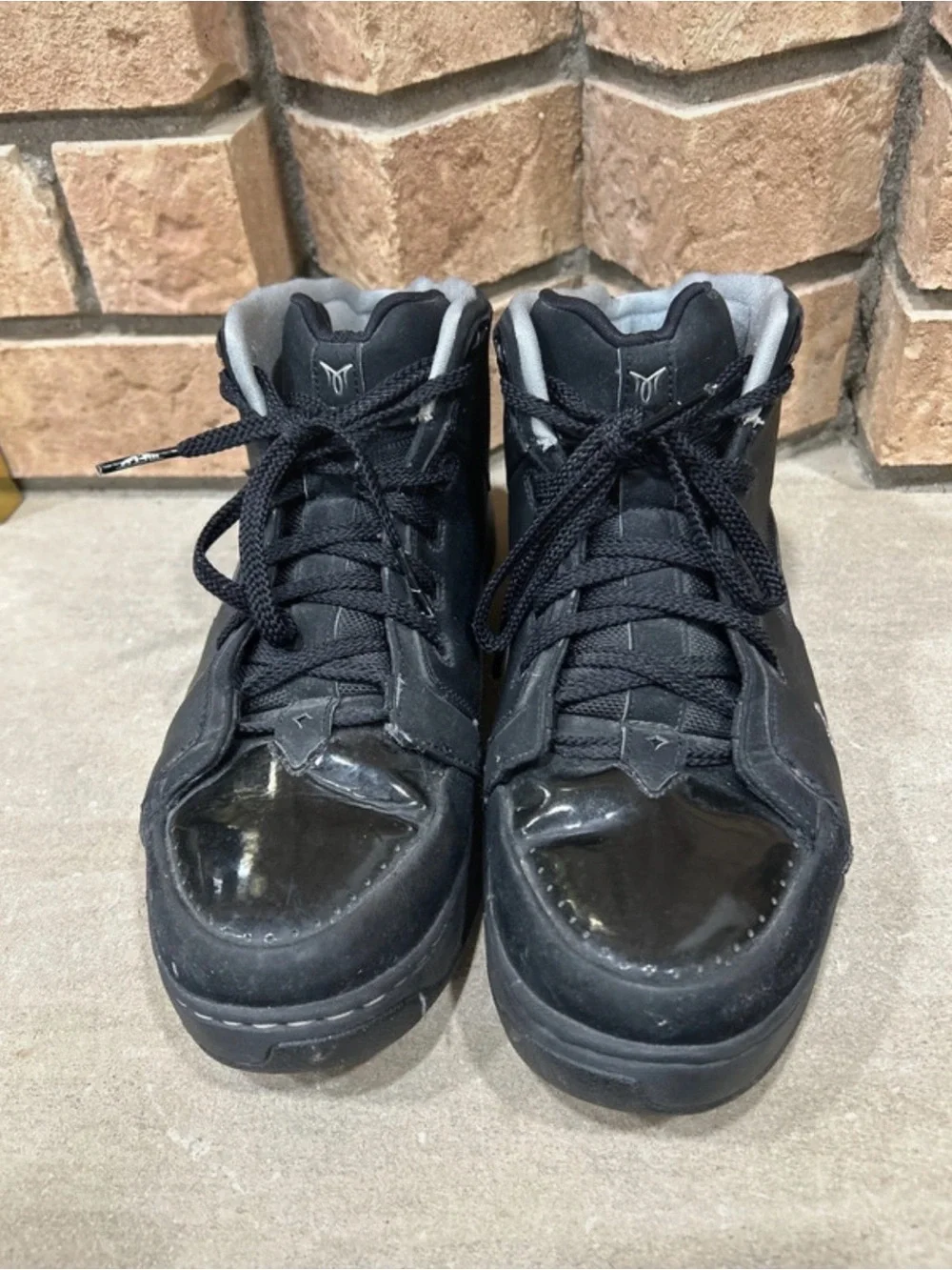 Jordan Melo M6 Jumpman Men US 10.5 Black Ankle Sneaker Athletic Basketball Shoe